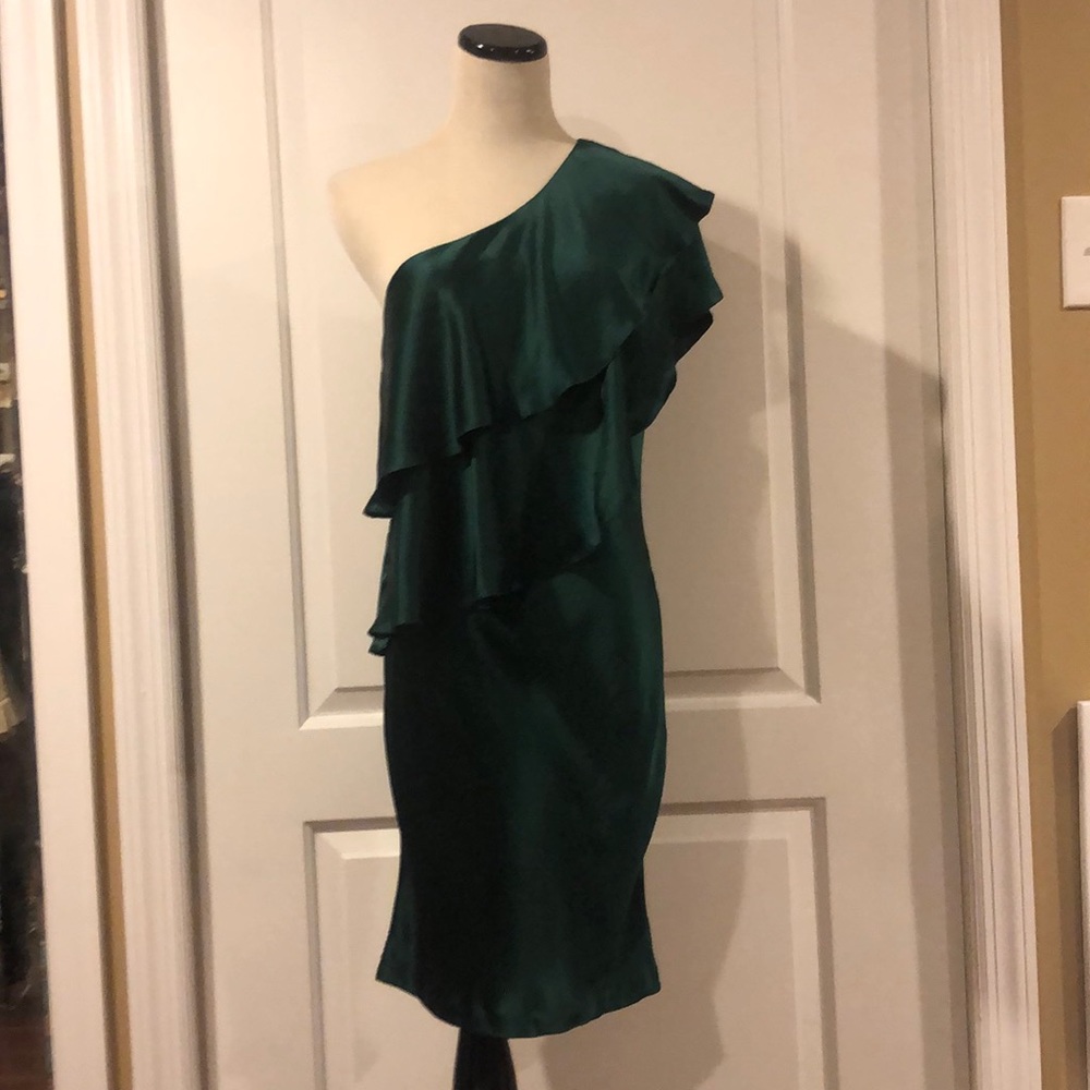 Halston Heritage - Emerald Cocktail Dress - Size 4